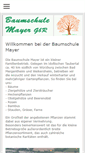 Mobile Screenshot of baumschule-mayer.de
